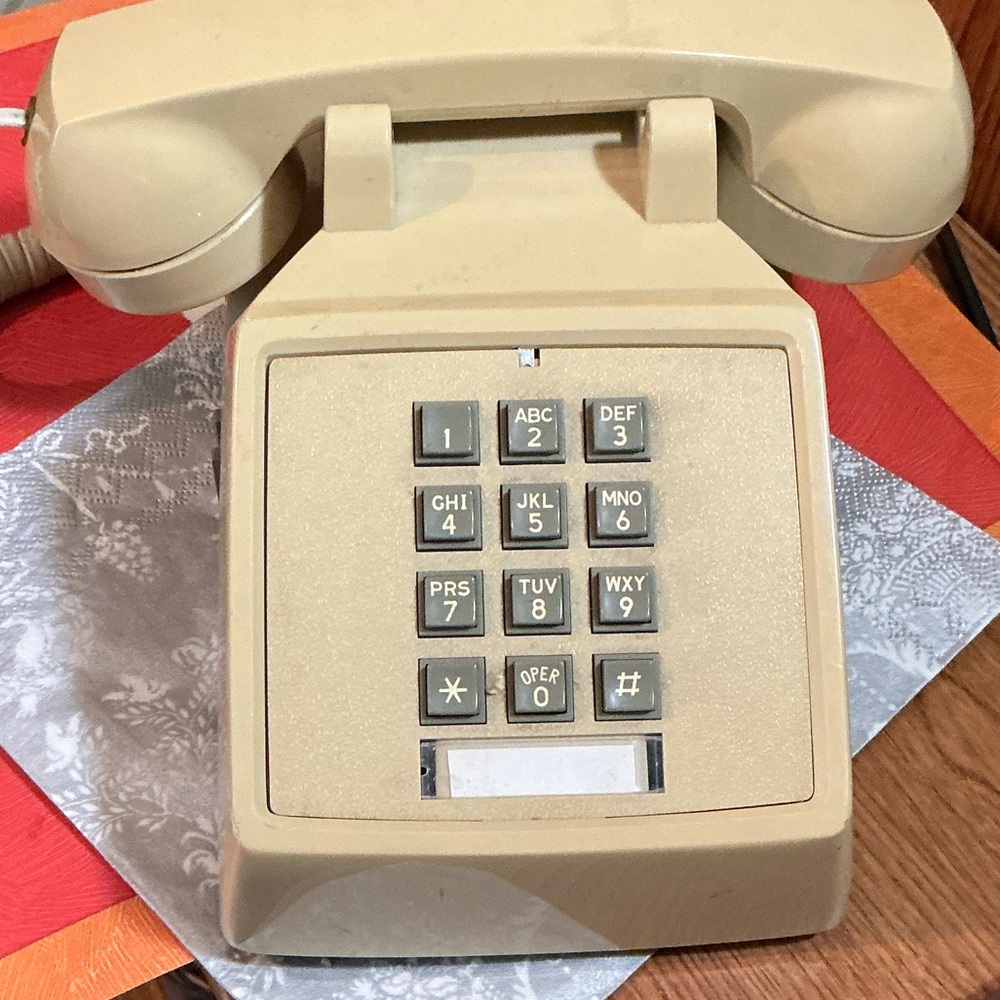 Vintage Western Electric push button phone